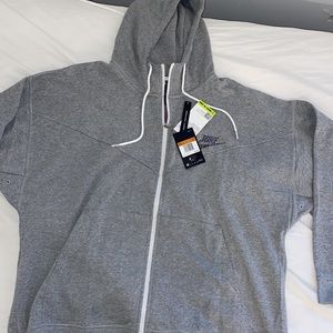 NIKE ZIP UP GRAY XXL HOODIE
